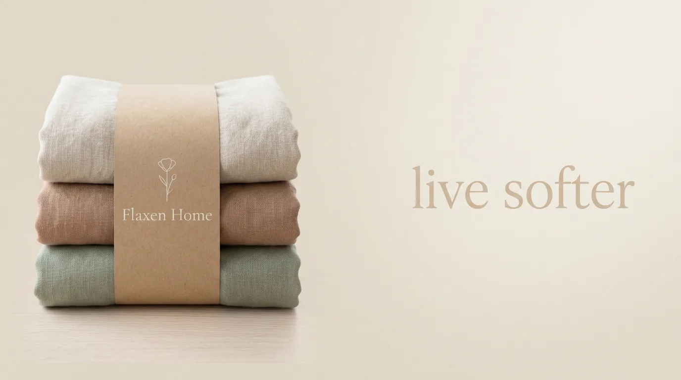 Linen bedding