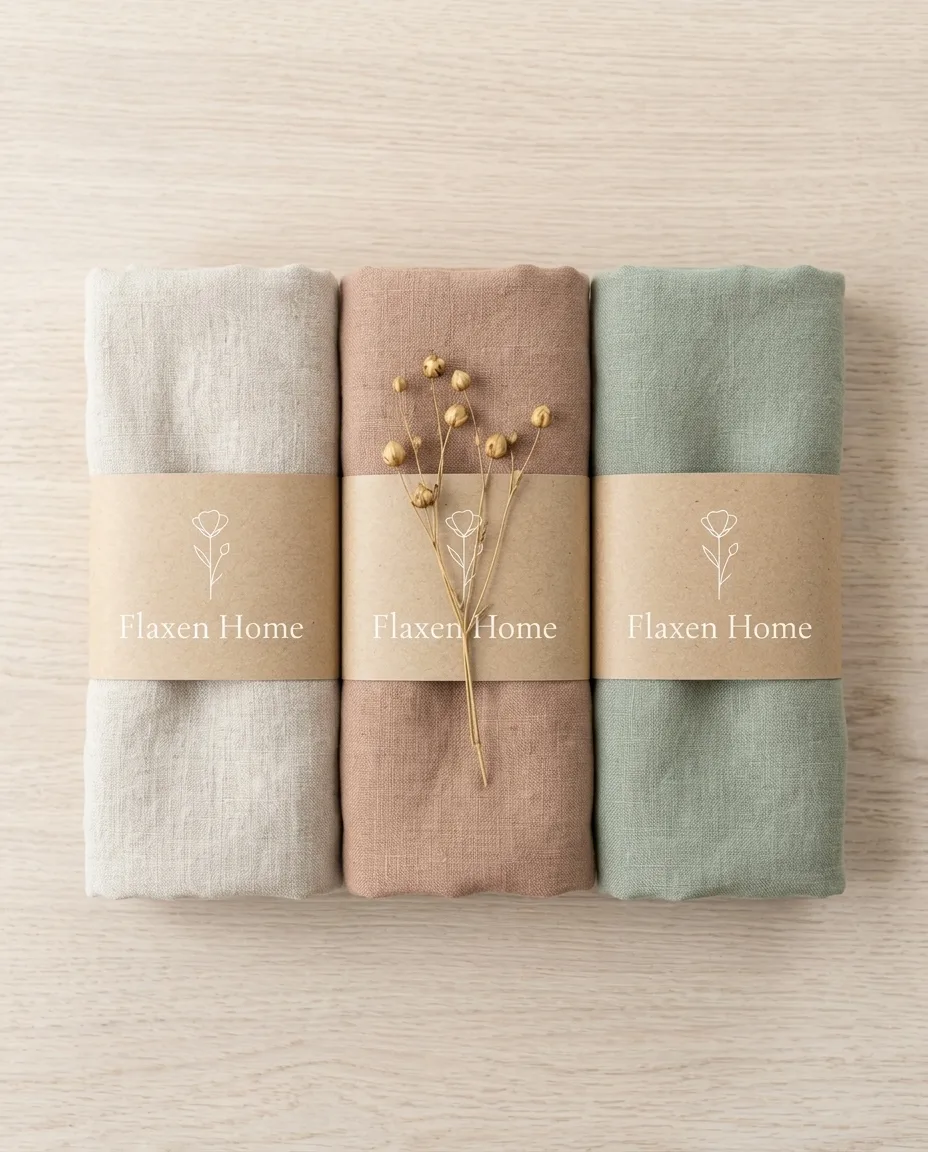 Linen bedding