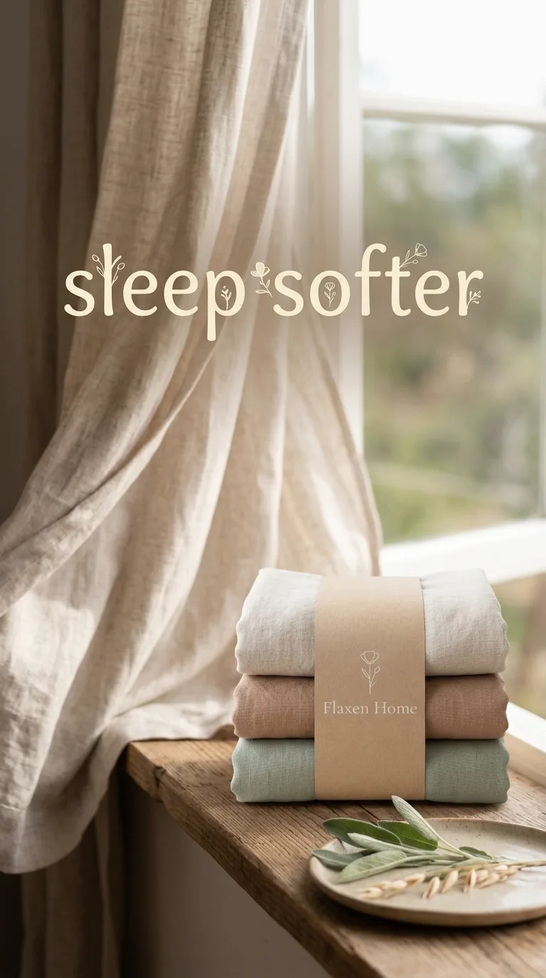Linen bedding